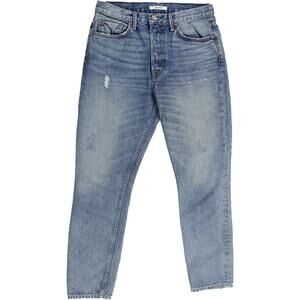 GRLFRND Karolina Last Dance Petite High Rise Straight Jeans 30